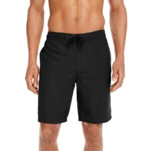 Club Room Men's Solid Quick-Dry 9" E-Board Shorts, Deep Bla